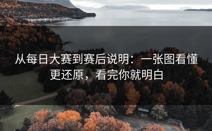从每日大赛到赛后说明：一张图看懂更还原，看完你就明白